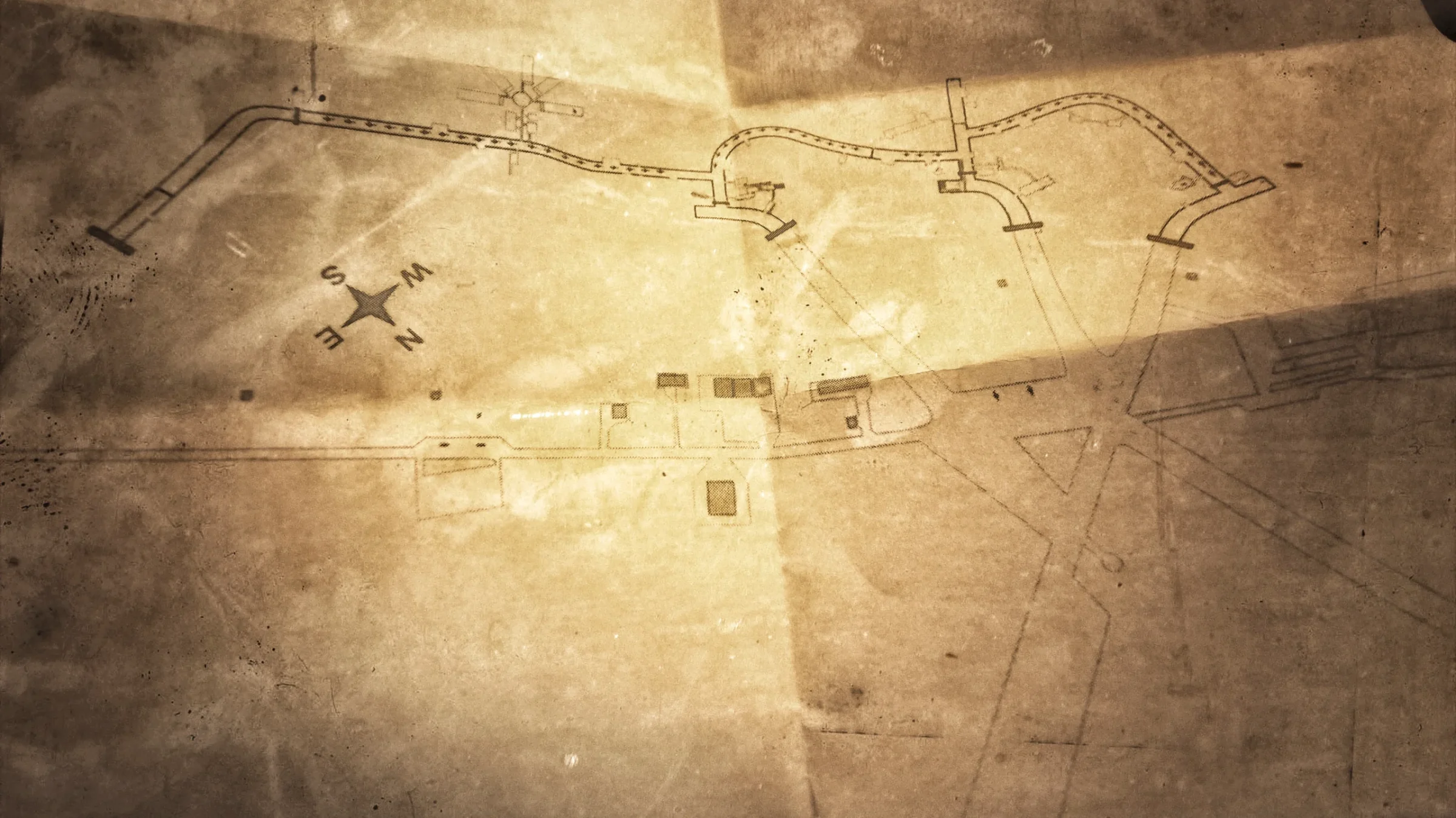 Zeljava airbase map of underground tunnels